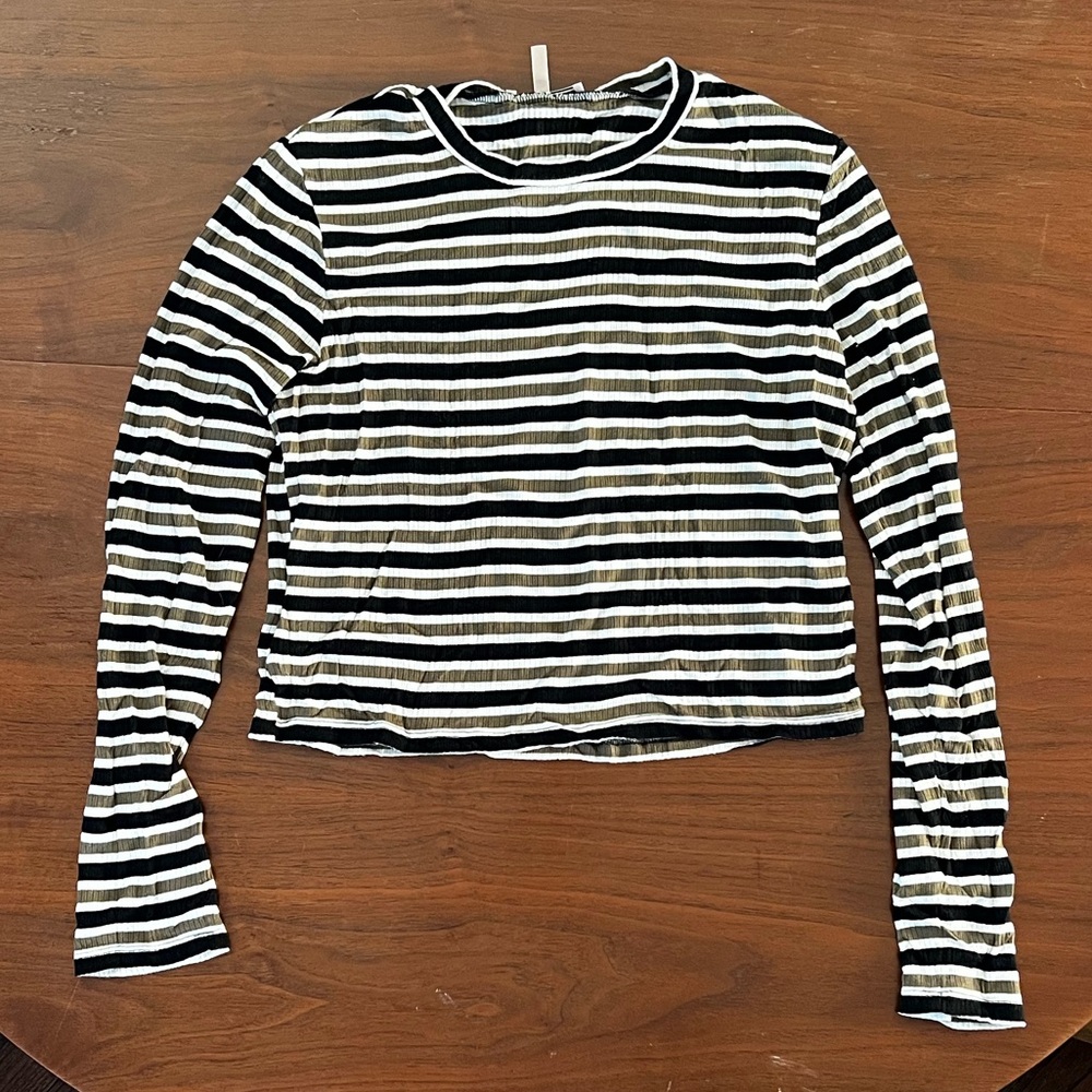 Striped Long Sleeve Top